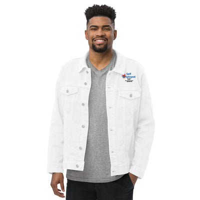 Self Employed F Labor Day white denim jacket