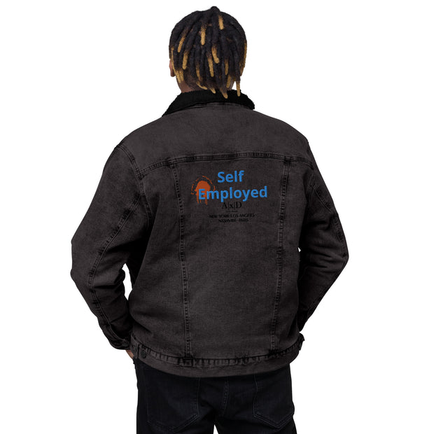 Self Employed denim sherpa jacket