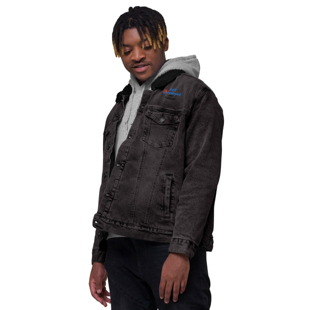 Self Employed denim sherpa jacket