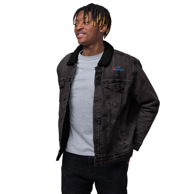 Self Employed denim sherpa jacket