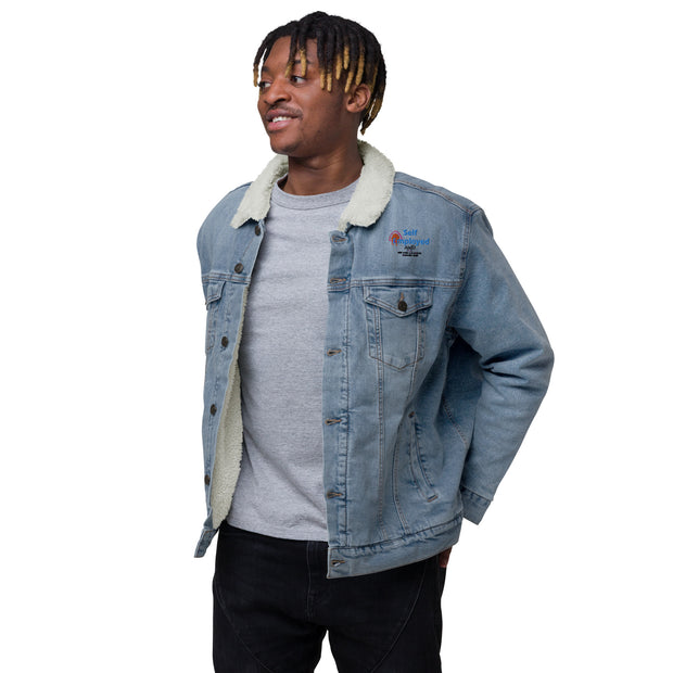 Self Employed denim sherpa jacket